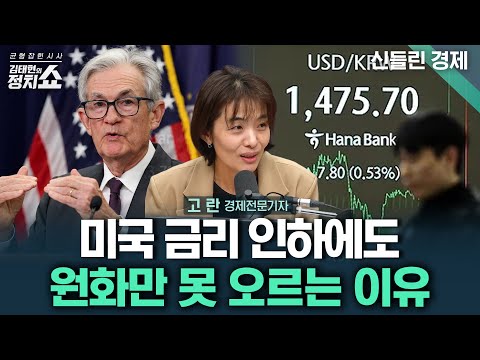 [김태현의 정치쇼] 미국 3연속 금리 인하, 다음에도 내릴까?/파월 이후 차기의장으로 '케빈' 유력?/美 금리 낮춰도 원-달러 환율은 그대로인 이유| 신들린경제 251215(월)