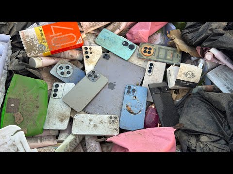 😲Great Lucky🤫 !! Found Galaxy S22 Ultra_Z Fold_iPhone 15_iPad_ || Restore iPad Pro M2 Cracked !!