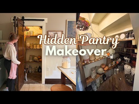 My Hidden Larder (Pantry) under the stairs | Holiday Baking Cupboard Reset