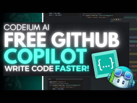 Codeium: FREE Github Copilot! A POWERFUL AI Code Generator! (Installation Tutorial)