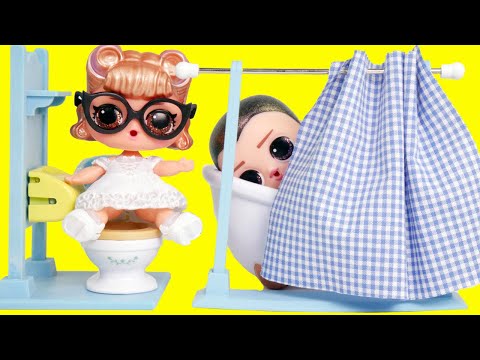 LOL OMG Makeover with DIY Build A Bed and Big Sister Hospital Doll