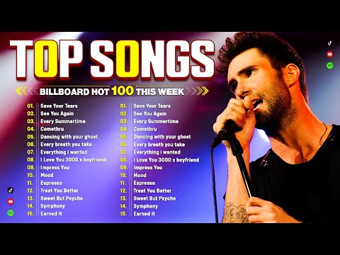 Maroon 5, Bruno Mars, Adele, Ed Sheeran, Dua Lipa, Rihanna, The Weeknd 💥 Billboard Top 50 This Week