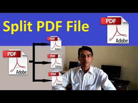 How to split a PDF file into multiple files for free || In 1 Second Split a PDF file By Page Ranges