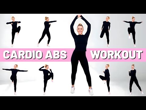 🔥30 Min STANDING ABS CARDIO for Ab Lines, Small Waist & Flat Belly🔥KNEE FRIENDLY🔥NO JUMPING🔥
