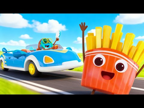 Car Adventure | Yummy Foods Family | Kids Cartoon | BabyBus TV