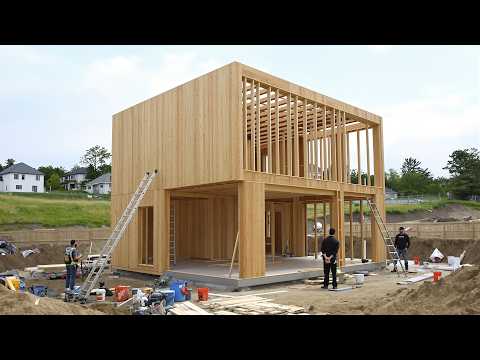 A Man Builds a Modular House From Start to Finish | Timelaps by @my_off-grid_story