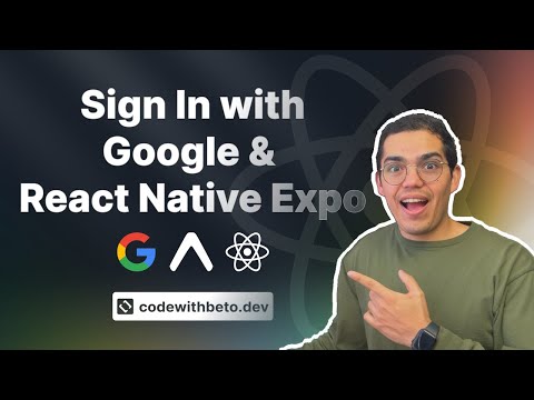 Sign In with Google | React Native Expo | Tutorial 2023