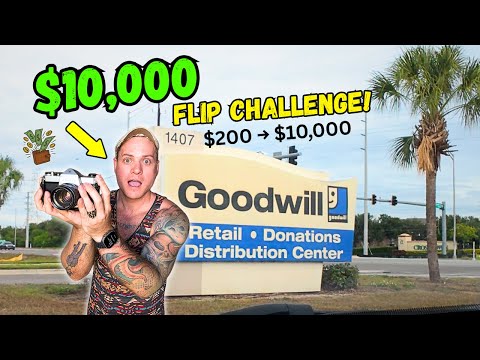 Can We REALLY Turn $200 Into $10,000 Flipping Stuff from Goodwill?!