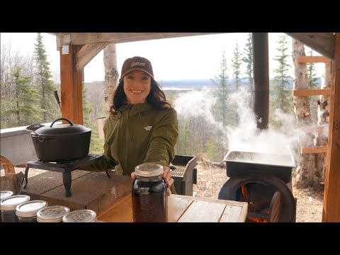 How We Make a Year's Worth of Sweetener From Trees | Off-Grid Life in Alaska