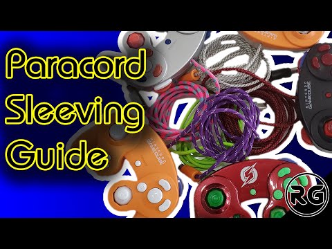 Gamecube Controller Mod - Paracord Cable Sleeving Tutorial - Custom!