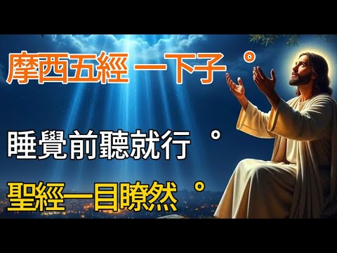 摩西五經核心要約！ 睡覺的時候光是聽着 就能一眼看到聖經 | 聖經根基一次搞懂 | 聖經故事|有聲讀物|基督教名言