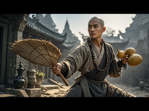 The devil was arrogant and invincible, but was defeated by a crazy monk with a fan!