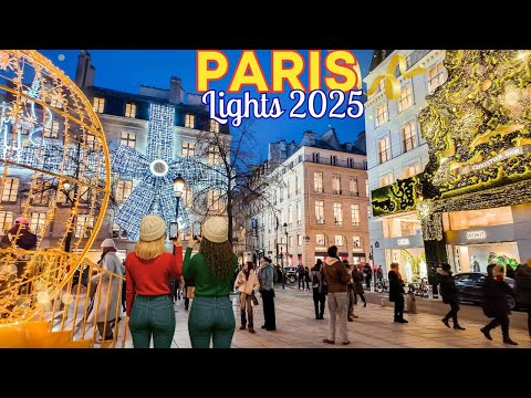 22 November 2025 – Paris Festive Lights 2025 ✨ | Ritz, Grande Roue, City Lights | Grand Tour 4K HDR