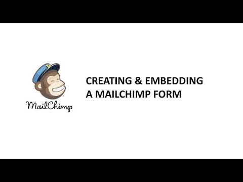 Embedding & Styling Your MailChimp Form