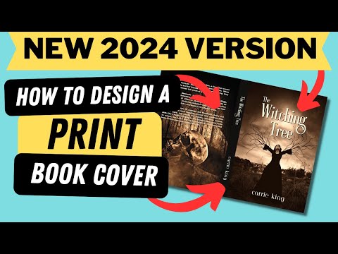 How To Design A PRINT Book Cover In Canva | Step-By-Step Tutorial For Beginners | Amazon KDP