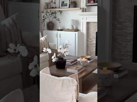 Neutral Pre-fall coffee table styling 🍂#earlyfalldecorating #homedecor #interiordesign