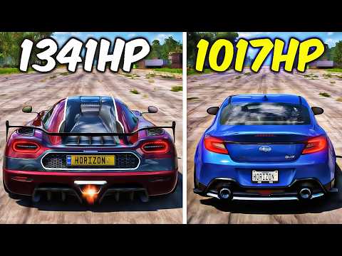 FH5 DARG RACE! AGERA RS Vs SUBARU BRZ