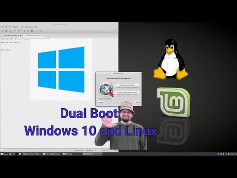 Dual Booting into Windows 10 and Linux Mint - Grub Repair - Troubleshooting and fix Computer Booting