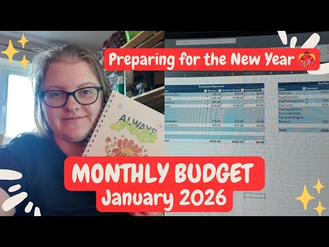 Getting New Year Ready! | MONTHLY BUDGET | January 2026
