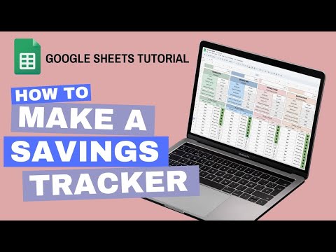How to Make a Savings Tracker | Google Sheets Tutorial
