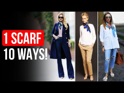 10 GENIUS Ways To Elevate Your Style With SCARVES - French & Italian Style Guide