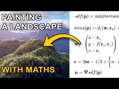 Painting a Landscape with Mathematics