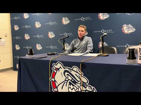 Gonzaga’s Mark Few post Campbell