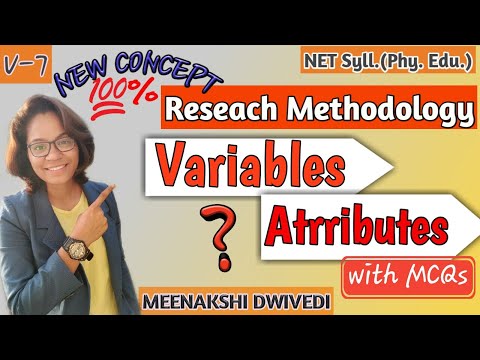 Types of variables | types of attributes | Difference between Variables and Attributes