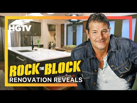 Home Renovation Before and After: Kitchen, Living Room, Main Bedroom | Rock the Block | HGTV