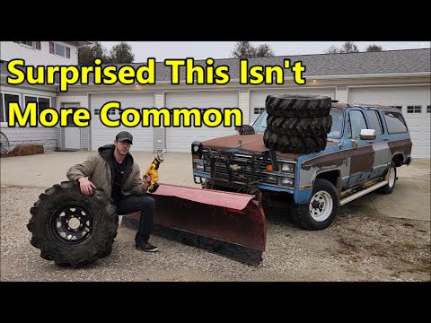 I Hacked TRACTOR TIRES onto my CHEVY! Here's how that went ....