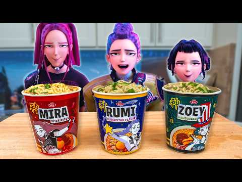 I Made Instant Ramen from KPOP Demon Hunters