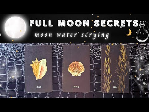 Pick A Card 🌕 MOONWATER SCRYING Reading 🌊 What SECRET Energies Are AROUND You? What You Can’t SEE? 🖤