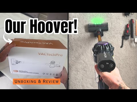 Cordless Vacuum Hoover by VACTechPro Review & Unboxing, any good for our busy family household?