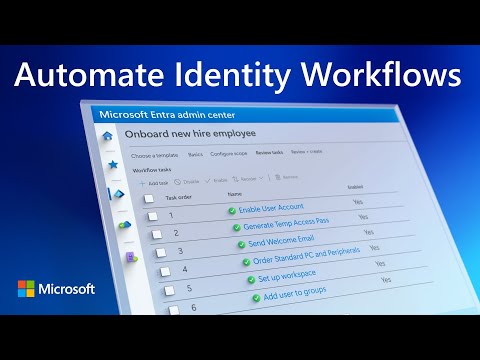 Automate onboarding & offboarding tasks with Microsoft Entra | Identity Lifecycle Management