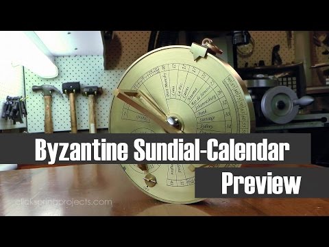 Patron Series 2 - Constructing A Byzantine Sundial-Calendar