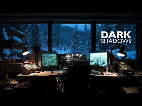 DARK Shadows [WINTER Outpost] Deep Focus Ambient Music 4K [ALONE]