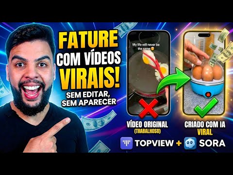 🚀 NEW AI with SORA 2 Technology "Clones" Viral Videos (Without Showing Your Face with TopView)