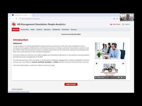 Sim Institute and Forio: HR Simulation Webinar