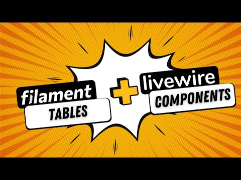 Filament Tables with Livewire: Full Page Component! ✨