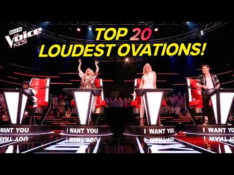 TOP 20 Standing Ovations! The Stage LITERALLY EXPLODED | The Voice Kids