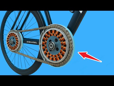 This farmer is a genius! Turn your bike into an electric bike with 2 powerful ceiling fan motors