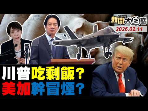 陸給高市早苗提個醒！川普重大錯誤找墊背？美軍F-35沒稀土懵了？陸買加拿大65萬噸單！于北辰教賴清德數學？【#新聞大白話】20260211#完整版 #高市早苗 #美軍 #稀土 #加拿大 #川普