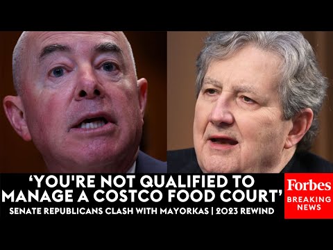 BRUTAL: DHS Secretary Alejandro Mayorkas Mercilessly Grilled By Senate Republicans | 2023 Rewind
