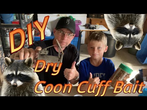 Best DIY Dry Dog Proof / Coon Cuff Bait for Raccoons cheap & easy