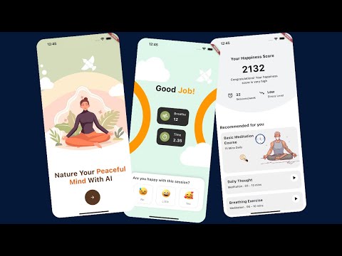 Let's clone dribble UI | Meditation App UI
