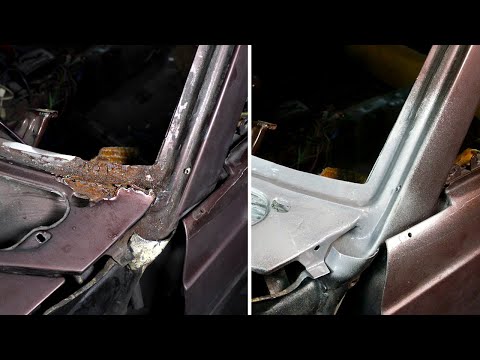 Windscreen Rust From Hell - Mercedes W123 Restoration