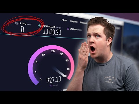 How does fiber internet work? 0ms ping!