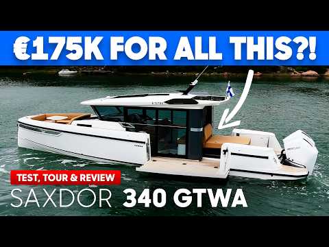 What's The Catch? 🧐 ALL THIS For €175k?! Saxdor 340 GTWA Sea Trial & Review