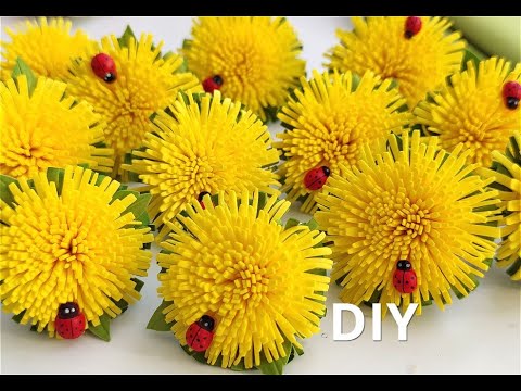 Их Заказывают ВСЕГДА 🐞ОДУВАНЧИКИ из ФОАМИРАНА  🐞РЕЗИНКА 🐞ЗАКОЛКА 🐞ОБОДОК