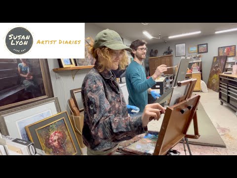 Friends come and paint & photos from the past